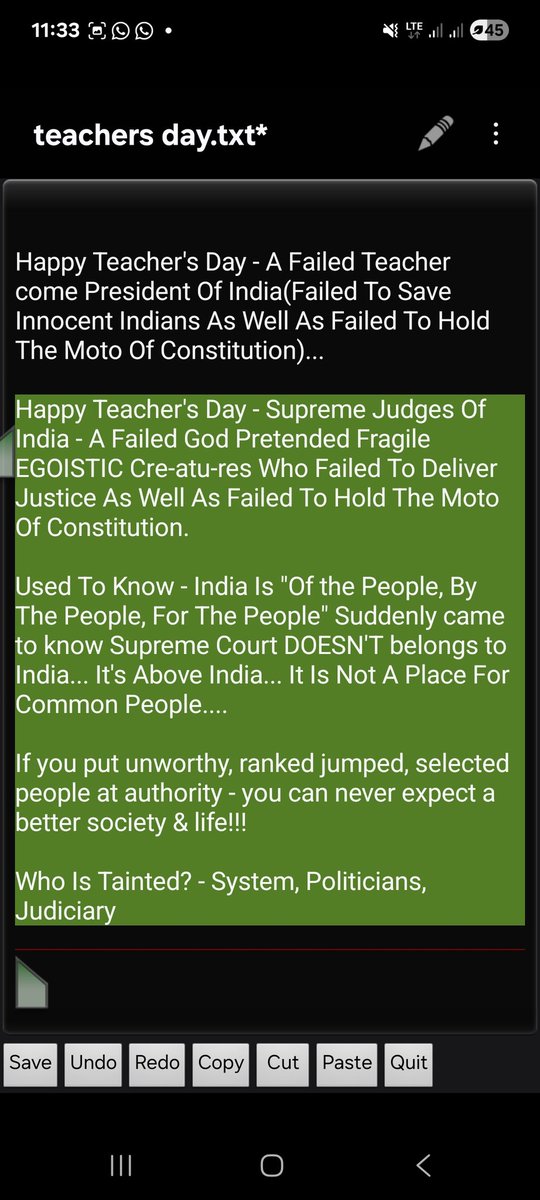 #SaveUntaintedTeachersWbssc2016
<a href="/rashtrapatibhvn/">President of India</a>
<a href="/PMOIndia/">PMO India</a>
<a href="/EduMinOfIndia/">Ministry of Education</a>
<a href="/indSupremeCourt/">Supreme Court of India</a>
<a href="/ANI/">ANI</a>
<a href="/IndianExpress/">The Indian Express</a>
<a href="/the_hindu/">The Hindu</a>
<a href="/timesofindia/">The Times Of India</a>
<a href="/ndtvindia/">NDTV India</a>
<a href="/PTI_News/">Press Trust of India</a>
<a href="/LawChakra/">LawChakra</a>
<a href="/LiveLawIndia/">Live Law</a>
<a href="/barandbench/">Bar and Bench</a>
<a href="/India_NHRC/">NHRC India</a>
<a href="/barcouncilindia/">Bar Council of India</a>
<a href="/TimesNow/">TIMES NOW</a> 
<a href="/CNNnews18/">News18</a> 
<a href="/Republic_Bharat/">Republic Bharat - रिपब्लिक भारत</a> #CJI #CJI_Gavai