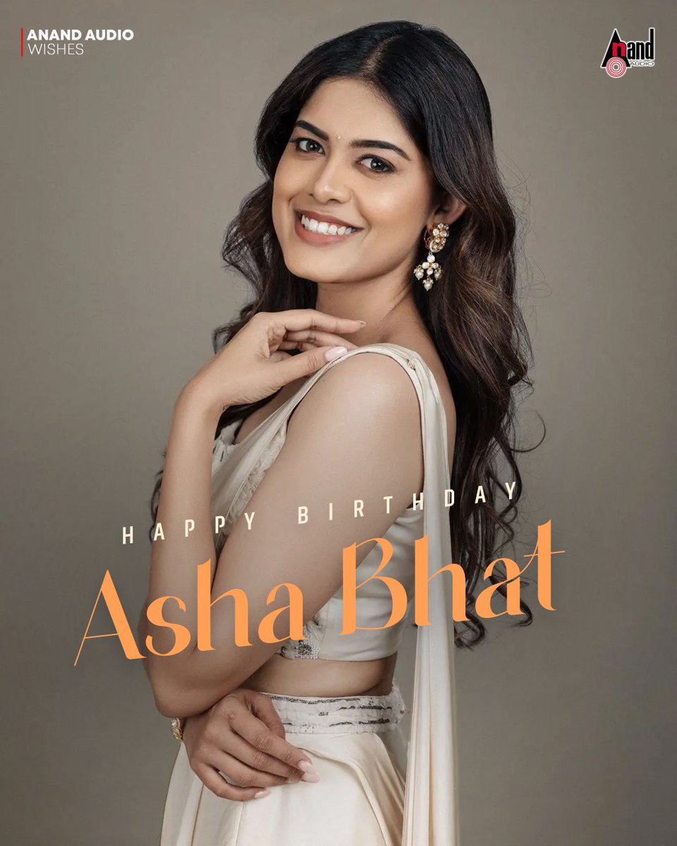 aanandaaudio's tweet photo. Many more happiest birthday to the gorgeous actress @StarAshaBhat  🫶 May ur day filled with joy and happiness😊 💐

https://t.co/PzxBcuf9Jg

#happybirthday #ashabhat
@aanandaaudio #AnandAudio https://t.co/0922rbSQTn