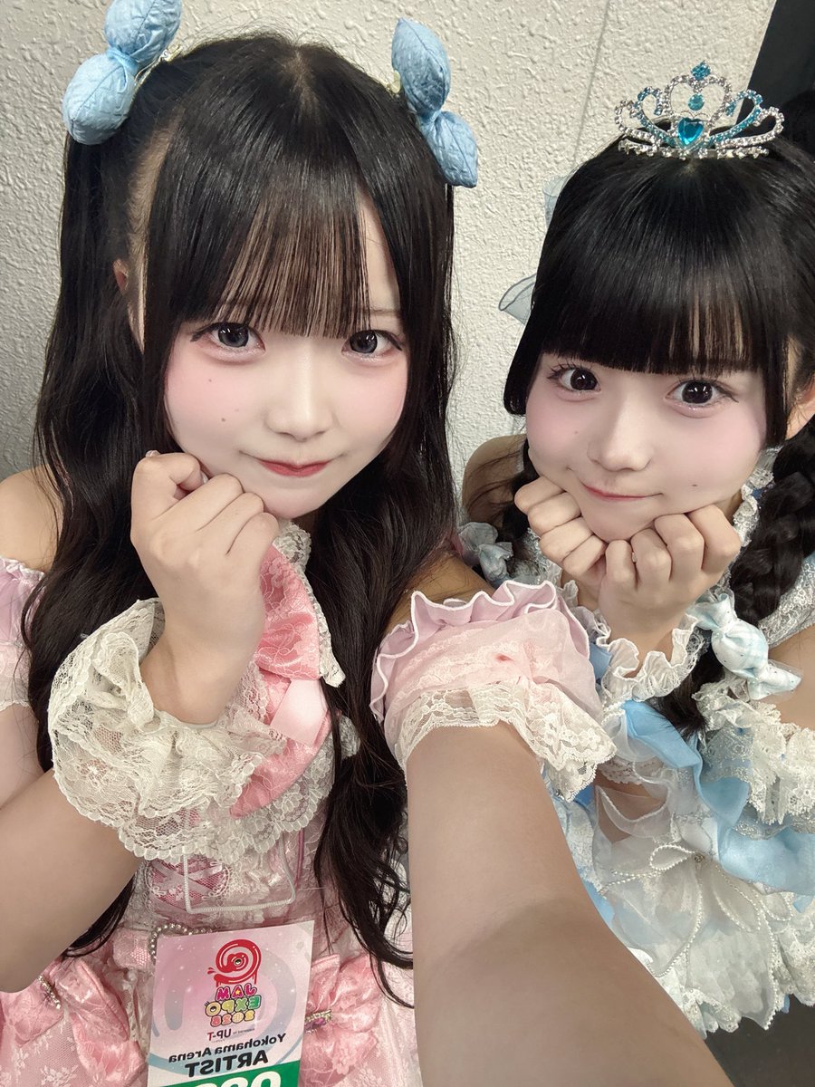 iLiFE!さんの虹羽みにちゃんと純嶺みきちゃんとお写真撮って頂きました