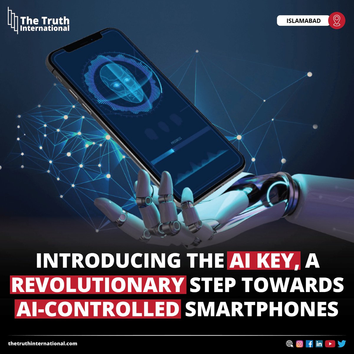 ttimagazine's tweet image. Introducing the AI Key, A Revolutionary Step Towards AI-Controlled Smartphones

FOR FULL STORY: thetruthinternational.com/introducing-th…

#Science #Tech #Introducing #AIKey #RevolutionaryStep #Towards #AIControlled #Smartphones #Islamabad #TTI