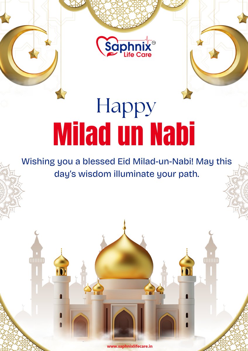 SaphnixLifeCare's tweet image. 🕌🌙 May the light of Prophet Muhammad’s (PBUH) guidance always shine in our hearts and lead us towards righteousness. Eid-e-Milad Mubarak! 🌼✨
#MiladUnNabi #EidEMilad #PeaceAndKindness #MiladUnNabi2025