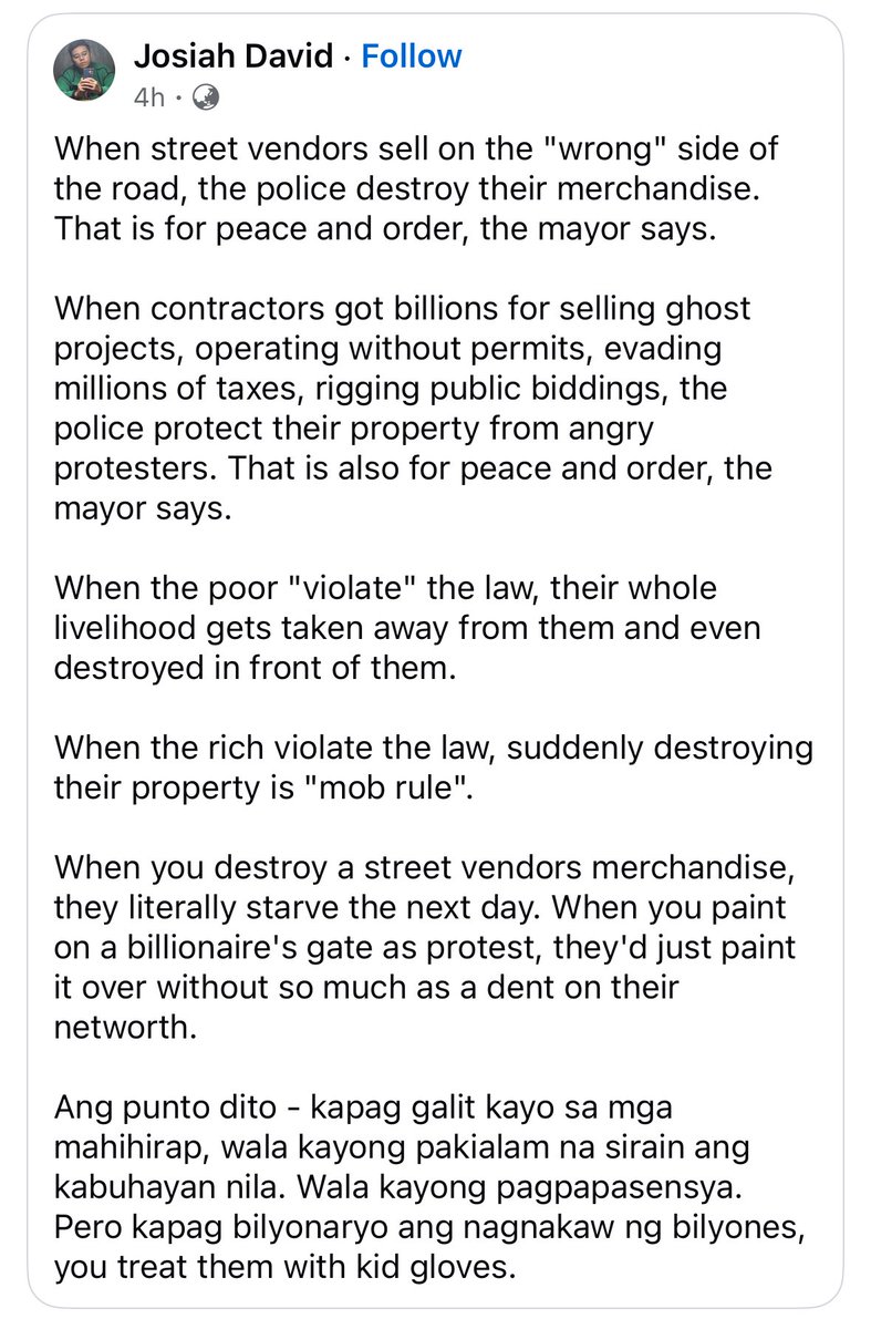 The sad truth of being biased 😢
Ang mga mahihirap ang laging talo.