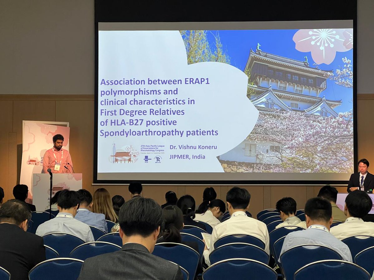 Congratulations <a href="/vikrikon/">Vishnu Koneru MD</a> 
#indiashining #medtwitter #rheumtwitter <a href="/IndianRheum/">IRA</a> 
#genetic #spondyloarthropathy