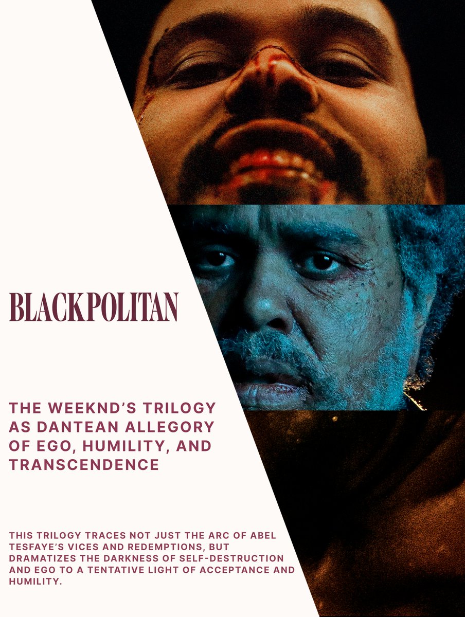 This trilogy traces not just the arc of Abel Tesfaye’s vices and redemptions, but dramatizes the darkness of self-destruction and ego to a tentative light of acceptance and humility.

More: shatterthestandards.com/p/the-weeknds-…