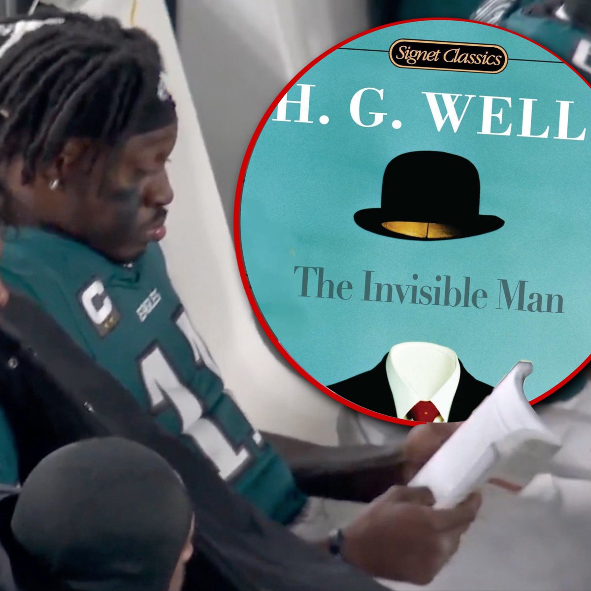 AllProMitchell's tweet image. AJ Brown on the sideline