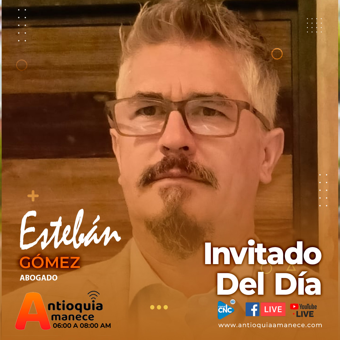 antamanece's tweet image. 🚨 Mañana en #AntioquiaAmanece con #EstiloPropio

🎙️ Invitado: Esteban Gómez, abogado.

📌 Tema central:
➡️ ¿En qué pararon las denuncias administrativas por el caso de abuso a menores en un jardín de Buen Comienzo?
⏰ Conéctate desde las 6:00 a.m. por CNC Medellín y nuestras
