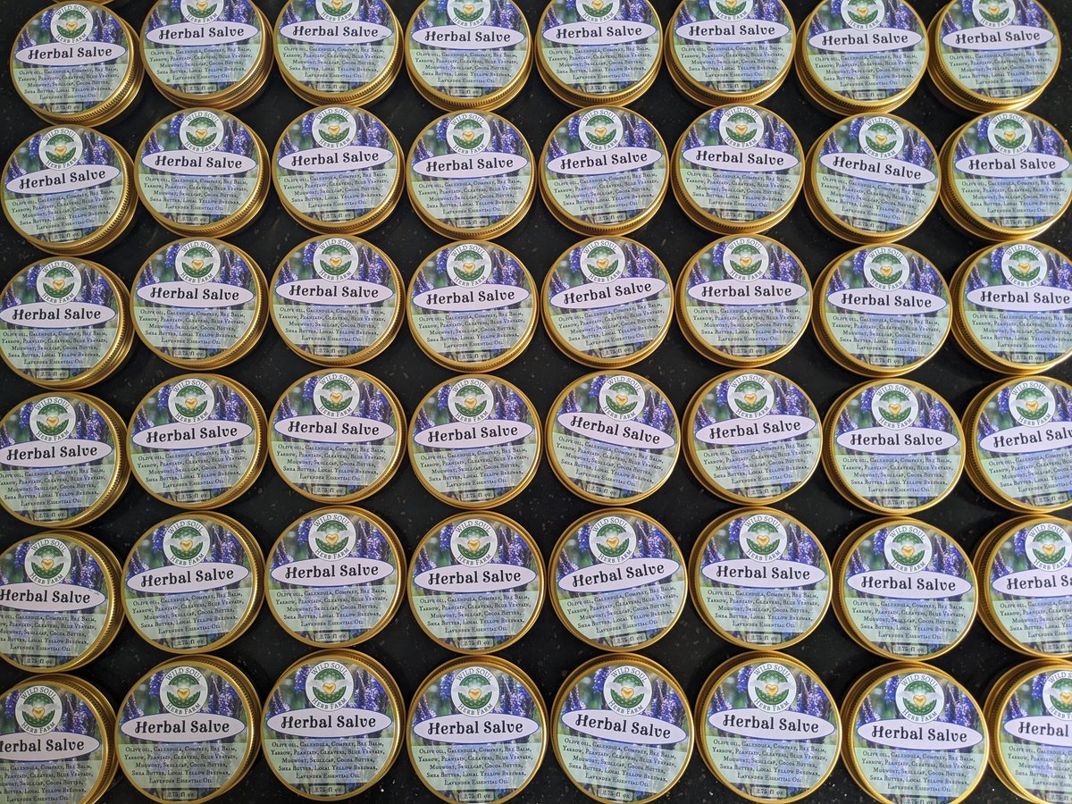 Farmer fresh batch of salves for healing the skin, the largest organ of the body. Treat your skin well with beneficial herbs from the meadow. An all purpose, heal all salve for daily use.
wildsoulherbfarm.com