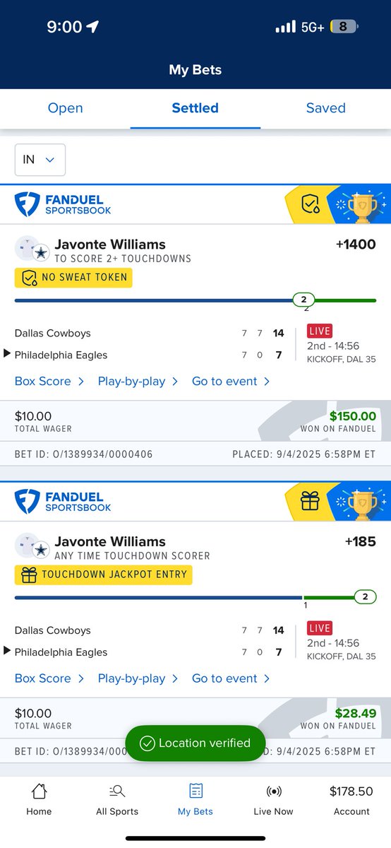 candnnn's tweet photo. @LCapitanBets Idk man looks pretty real in my bank account 😂😂 https://t.co/mcjTB8pwV0