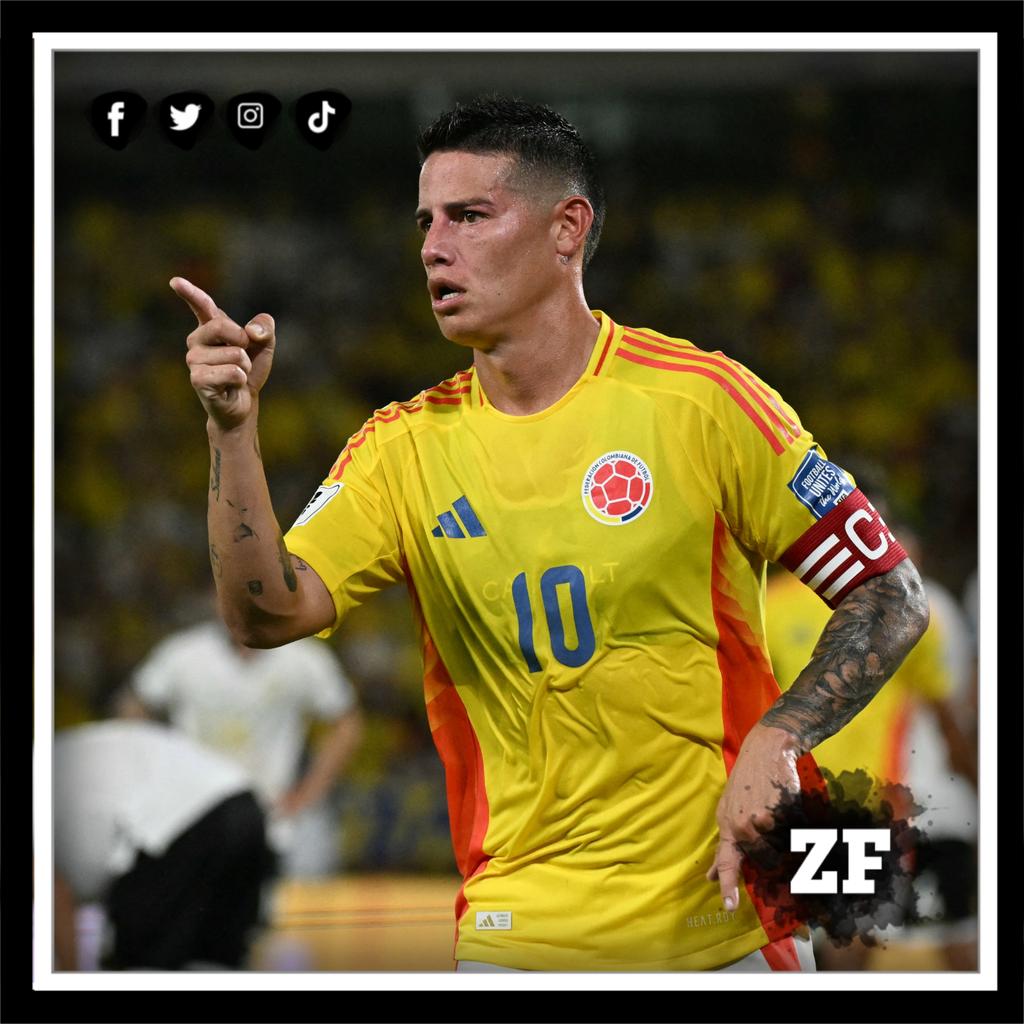 ZonaFUT1's tweet image. ¡AL MUNDIAL!

#Eliminatorias2026 | 🇨🇴 #COL 3-0 #BOL 🇧🇴

@FCFSeleccionCol se clasificó al mundial 2026 tras ganarle a Bolivia, Vargas del @AtlasFC, James de @clubleonfc fueron figura mientras que Mier de @CruzAzul y Angulo de @PumasMX fueron suplentes.