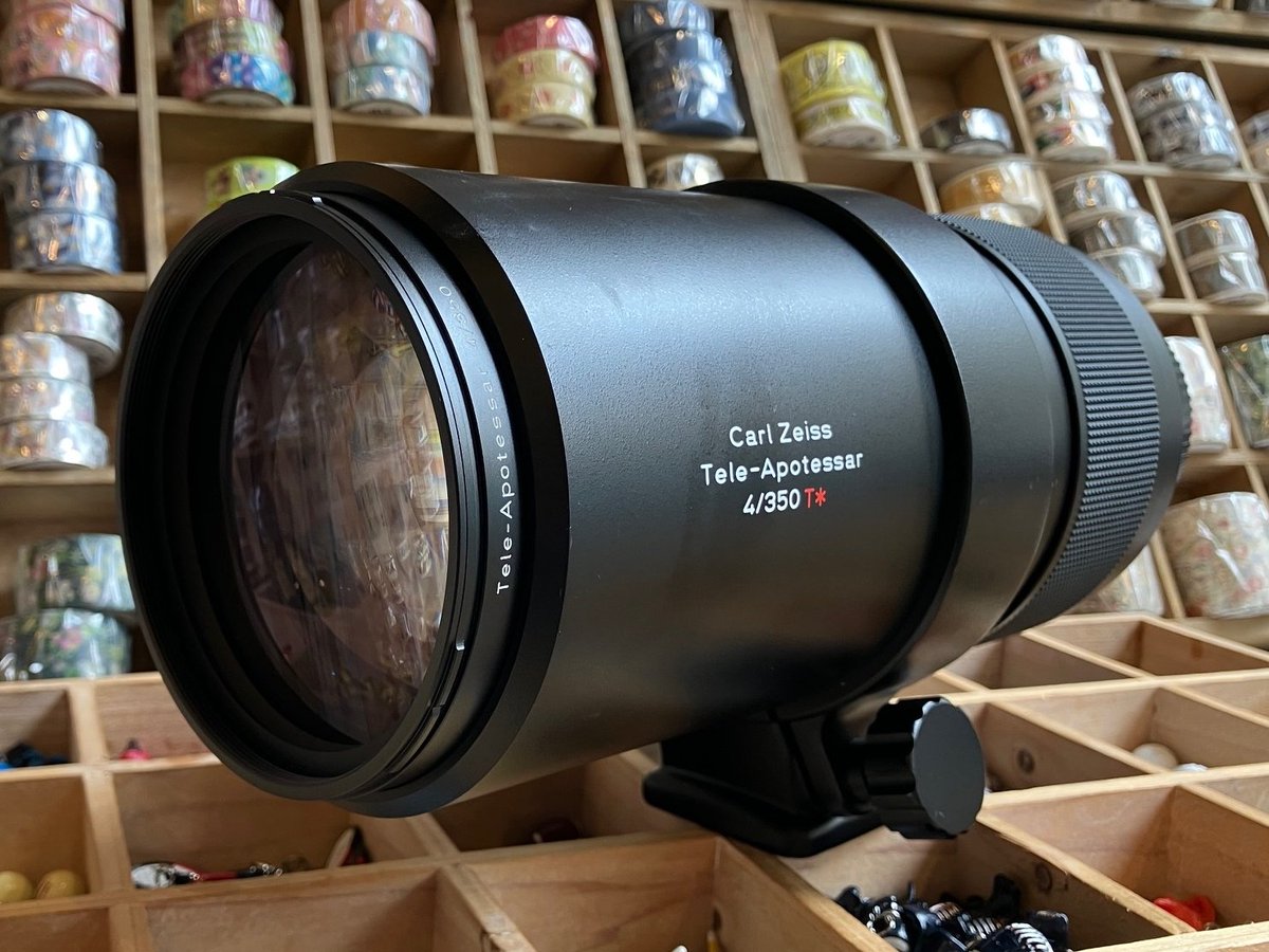 Contax Tele-Apotessar 350mm 4 コンタックス 645 中古)CONTAX (コンタックス) Tele-ApoTessar T*350mm F4(645