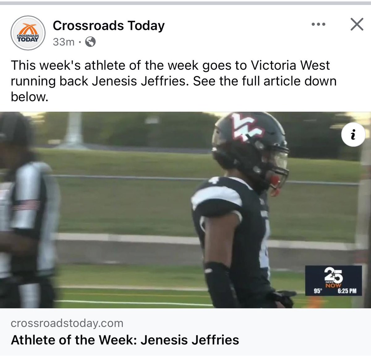 jenesisjeffries's tweet photo. Blessed to be named Crossroads Athlete of the week @courtney_boyce @RecruitTheBend @_Coach_Morris @coach40evans @CoachMarsella @RyverRodriguez #AGTG https://t.co/guM1oOOwG9