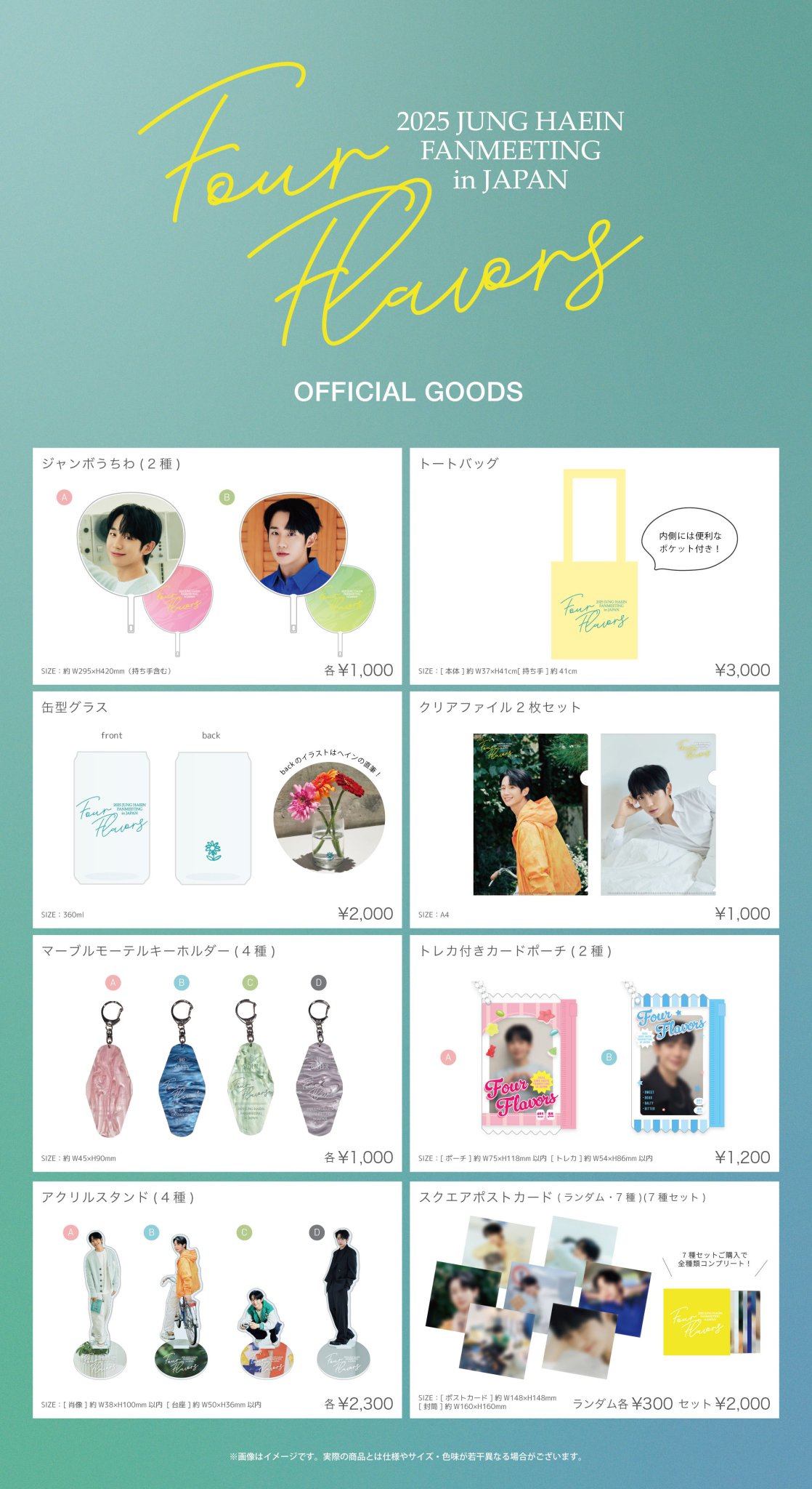 ※希少【チョンヘイン】韓国ファンミーティング　グッズ 2024 JUNG HAEIN FANMEETING IN JAPAN ~FALLING WITH YOU