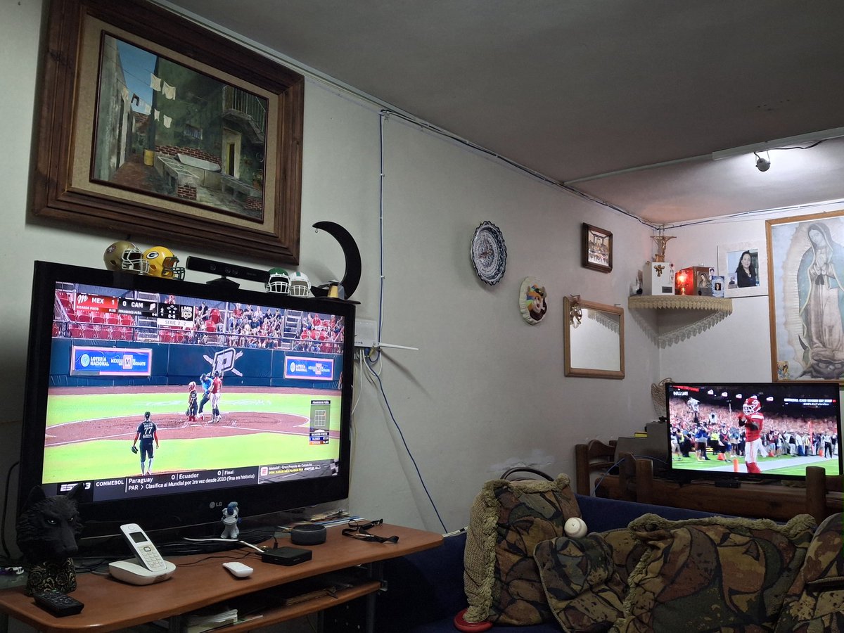 PapiBreaker's tweet image. #lmbxespn ando como camaleón, viendo la nfl y la serie de campeonato, saludos @EitanBenezra