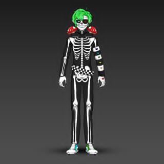 physio_path's tweet photo. Skeleton drip with a twist 💀✨ Made this OC for my client, the mix of glowing green hair, eerie skeleton suit &amp; bold details was such a fun challenge. Loved playing around with the shading, accessories &amp; that creepy-cool vibe 🔥 #commission #ocdesign #digitalart #animevibes https://t.co/QpkKG9Ljr2
