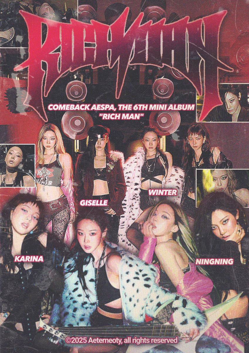A huge breakthrough just landed, aespa is back with their mini-album “RICH MAN”, serving us a super swag concept that’s bold and powerful. Big congratulations on this comeback, aespa, you’ve set the bar even higher!