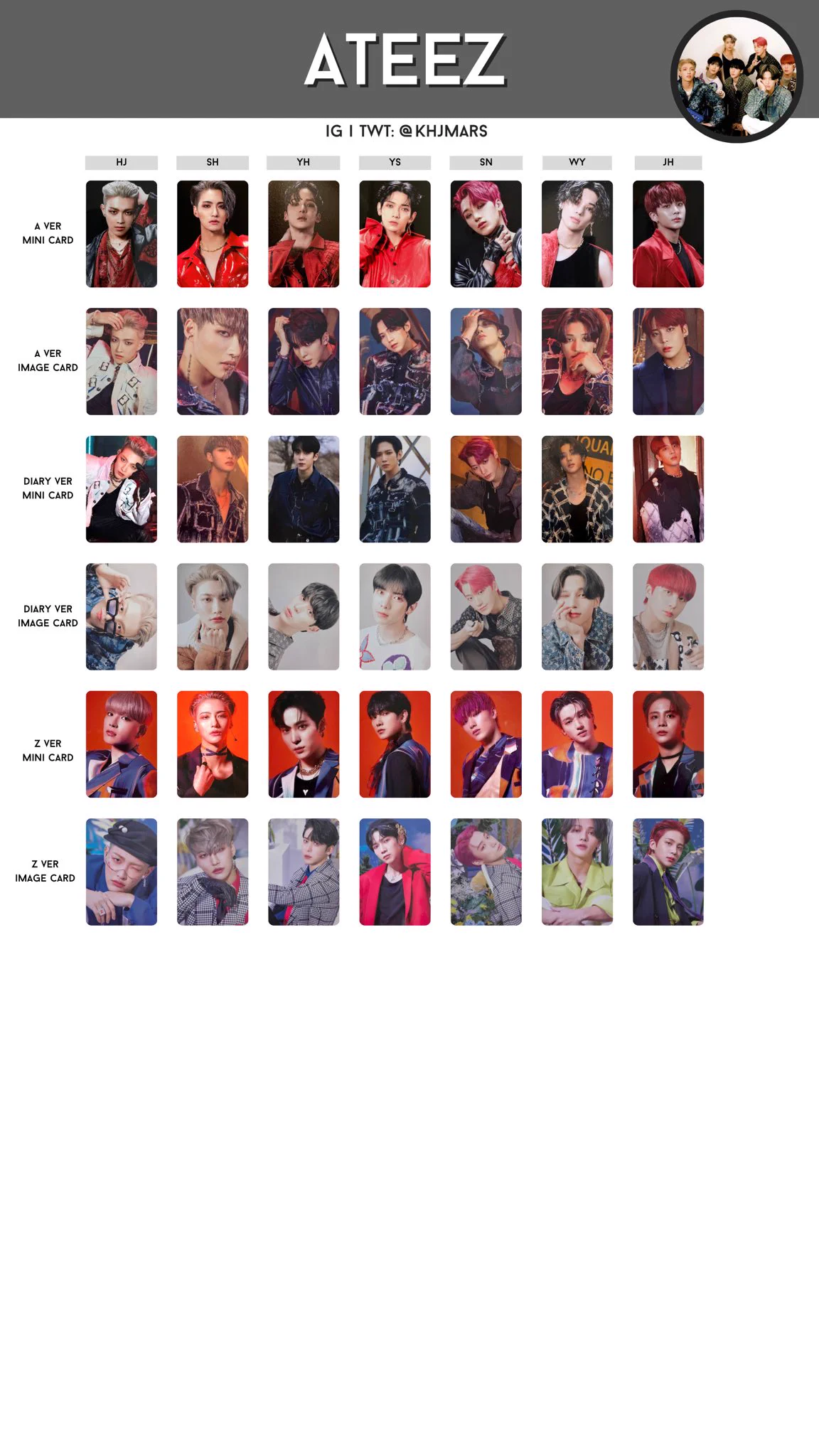 ATEEZ beatroad 2.0 トレカ OT8 POB PC ×10 adi 🦋 on X: 