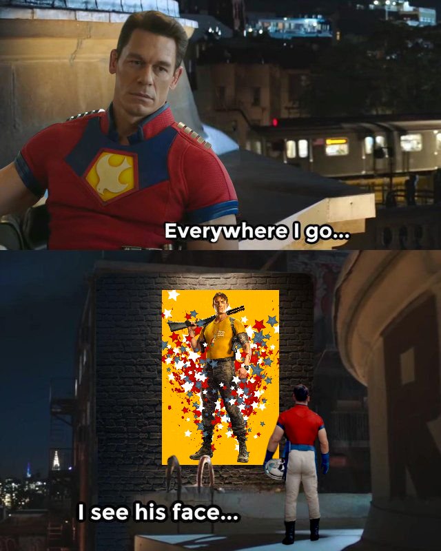 Dude can't catch a break. #Peacemaker