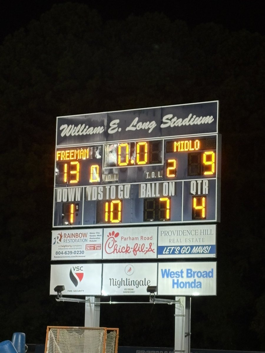 DSFfootball's tweet photo. What an awesome game by the JV Mavs tonight. Fought a solid Midlo team and storms all four quarters!! GREAT TEAM WIN! #HORNSUP!!! https://t.co/jA3jaU4rvS