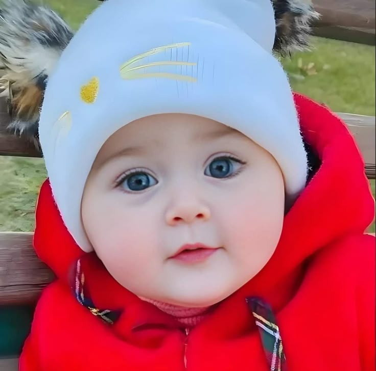 moonlitbabies2's tweet image. "Little snow angel in red ❄❤️ those sparkling eyes can brighten anyone’s day! #CutiePie #BundleOfJoy"