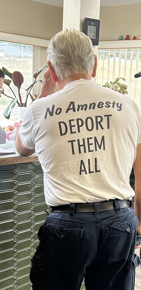 Cy_Kel95's tweet photo. Uneducated racist pos in my town today. Fuck the MAGAt cult! https://t.co/K29lW1XCsz