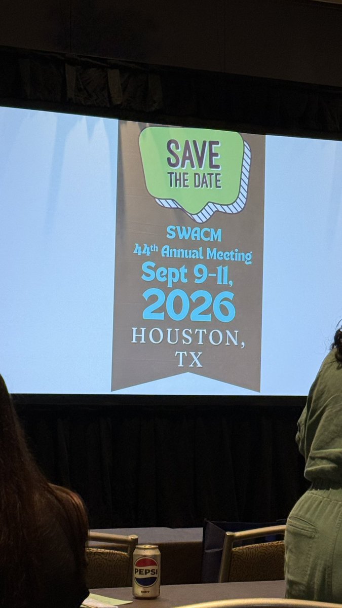 MBetaqui's tweet photo. #swacm Always so much fun coming to micro meetings, great speakers and topics this year🙌🏻🎉 looking fwd to 2026, howdy 🤠 https://t.co/nyM8TdExeg