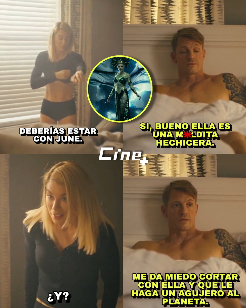 La referencia a Enchantress en el nuevo episodio de 'Peacemaker'.

Esto no significa que la versión que vimos en 'Suicide Squad' de 2016 sea canon. Parece que es más una simple referencia al personaje y confirmación de que Rick Flag tenia una relación con ella.