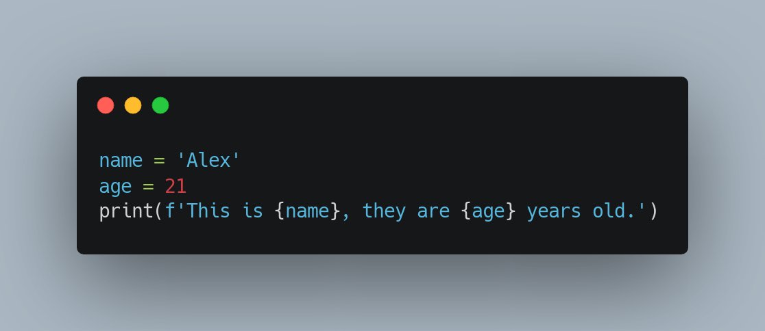 PythonHQ's tweet image. Want a quick and cleaner way to format strings in Python? ⚡ Meet F-strings (Python 3.6+), an improved method to embed expressions inside string literals. It makes coding more readable & maintainable! #PythonTips #ModernPython