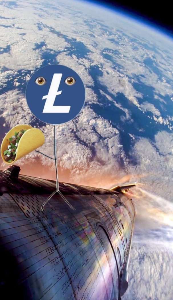 litecoin's tweet image. GM.
No AI was used to create this.
