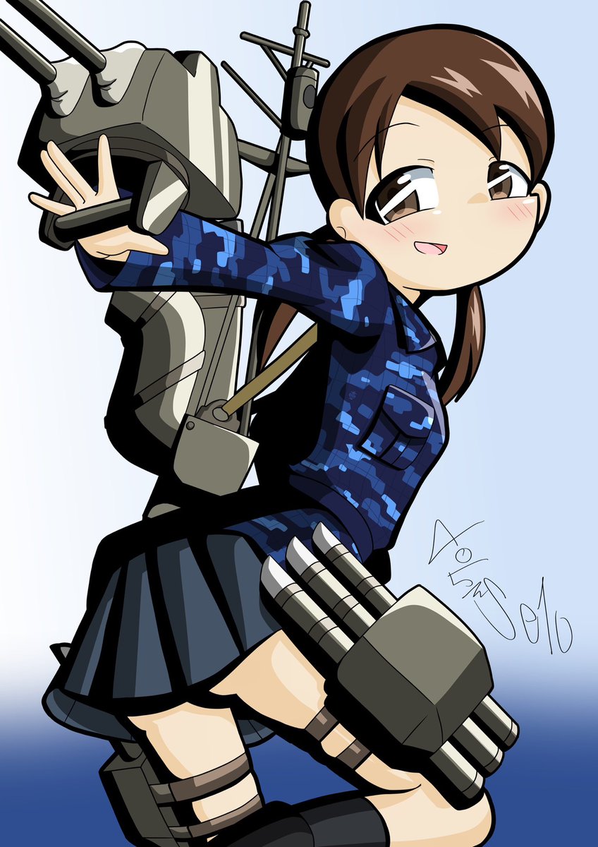 X年ぶりに白雪さんを描きました
愉快なご友人達からのアイデアで、デジタル迷彩のジャケットを着てもらいました
#艦これ #白雪