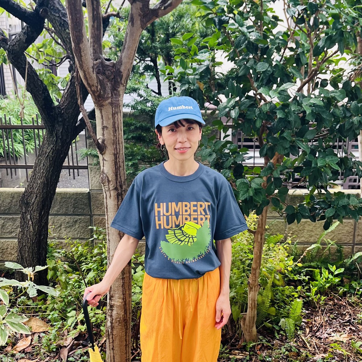 野音Tシャツとロゴキャップ、 どちらもこだわりの色味と質感です💫 遊