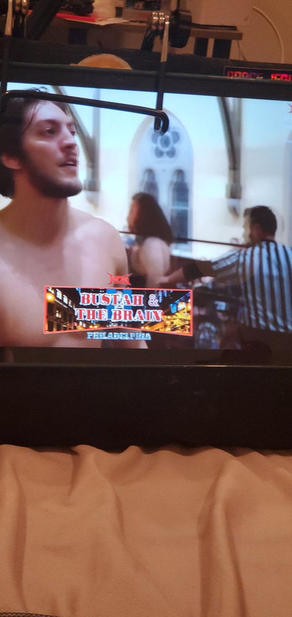 djswagerfic's tweet photo. Talk about freaking dream Match for the @HOGwrestling tag titles as the @ManeEvent 🆚 buster And the 🧠#ydnb @ThePrizeCityOG and @TheJordanOIiver #HOGPhilly https://t.co/3P34dEnt1E
