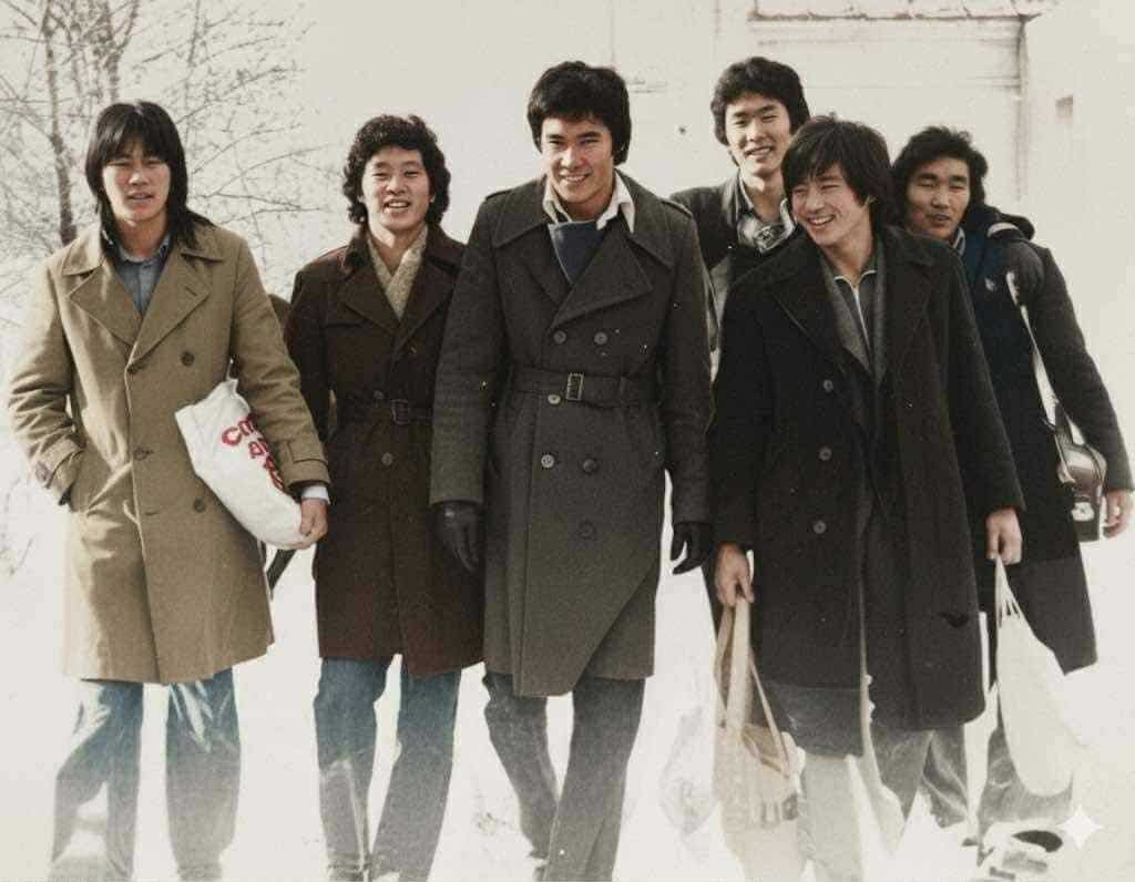 79 оны МУИСн сагсны багийн залуус гэнэ ээ. Ямар царайлаг нуруулаг юм бэ