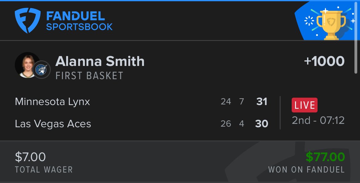 WNBA FIRST BASKET 🏀
Smith 3 pt jump shot! 🔥🔥🔥