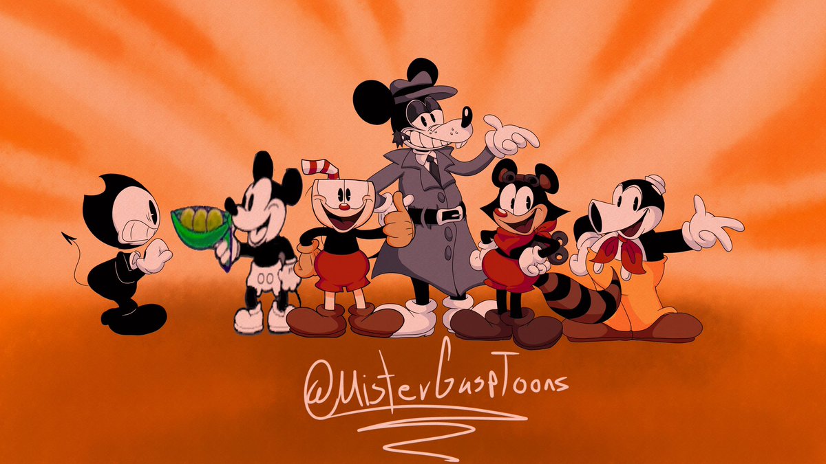 MisterGaspToons's tweet image. Descurifeando la familia rubberhose
#acecraft 
#mousepiforhire 
#toylandtussle 
#bendy 
#cuphead
#rubberhoserampage
