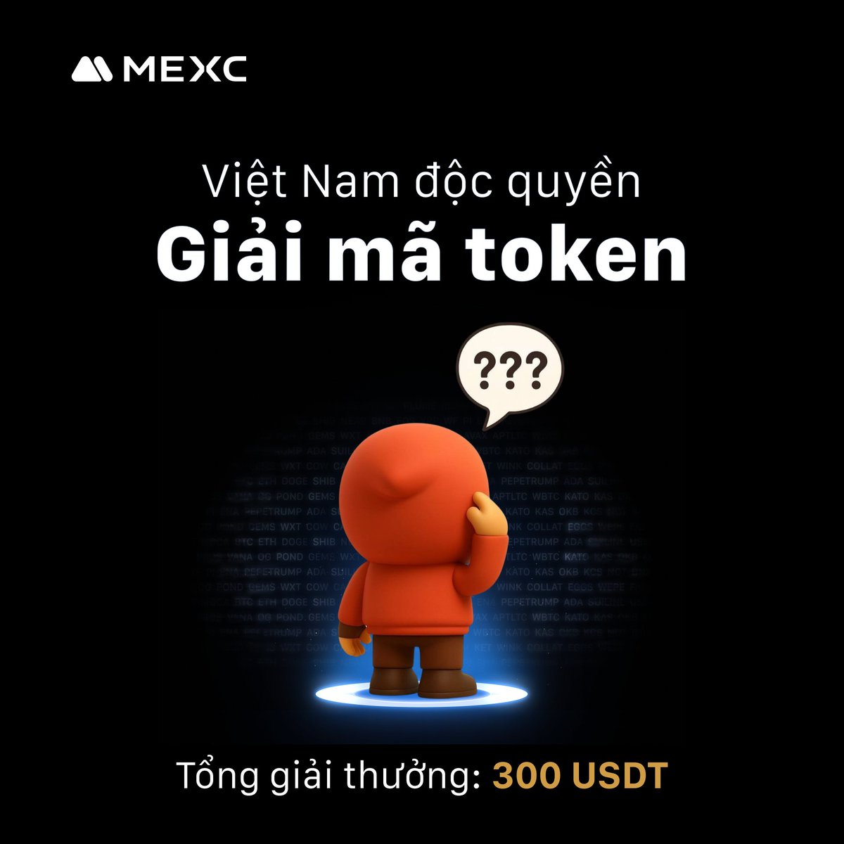 🔎 Minigame độc quyền: Giải mã token cùng MEXC

🎁 Ai muốn cùng MEXC nhận quà thì tham gia ngay minigame để có cơ hội rinh về những airdrop vô cùng hấp dẫn nha!

⏳ Thời gian diễn ra: đến hết ngày 07/09/2025
🤩Thể lệ tham gia:
Bước 1: Like ngay X MEXC Việt Nam