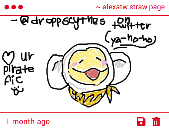 got some free time before my shift tdy so i went ahead and opened my straw page WHAT THE HECKIEEEEEE @droppscythes HEYYYYYYYYY YOURE SO SWEET THANK YOU IM SO LATE OML 💀