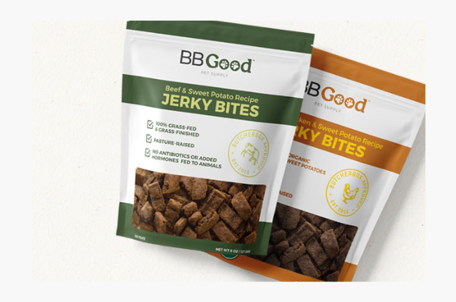 ChefLionVT's tweet photo. An item on my Throne wishlist just got fully funded: BB Good Jerky Dog Treats Bundle | Market / No Subscription. Thank you! https://t.co/puUjxTt39Y #Wishlist #Throne https://t.co/iFHWO3SDbL