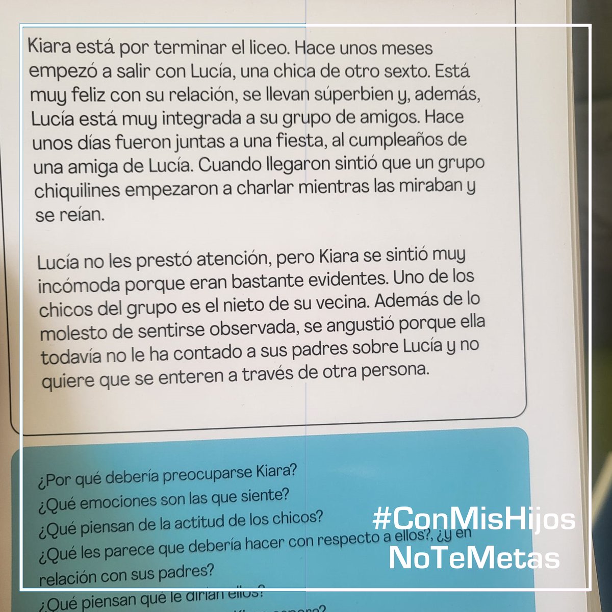 PADRES ATENTOS | Estas son las tarjetas que se usan con adolescentes en el programa "Ni Silencio Ni Tabú". Se supone que son para mejorar la salud mental y bienestar psicosocial en adolescentes y jóvenes, pero en verdad está plagado de ideología de género. #ConMisHijosNoTeMetas