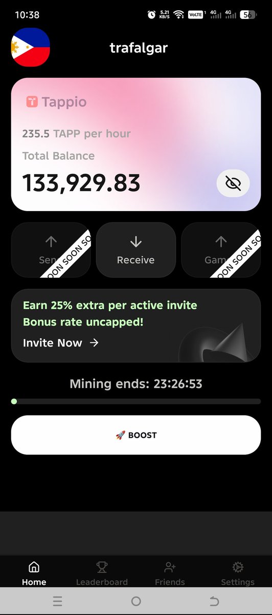 xTRAFALGARxx's tweet image. 🚀 Tappio IS LIVE!
Been mining @TappioApp straight from my phone 📱💎
No cost. No stress. Just rewards.

👉 Mine at 2 $TAPP/hr with 1 tap!

#Tappio #TAPPgang