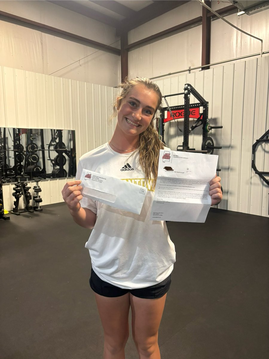 Got some mail today!! Thank you <a href="/JaxStateSB/">Jax State Softball</a>. So so thankful! 🙂