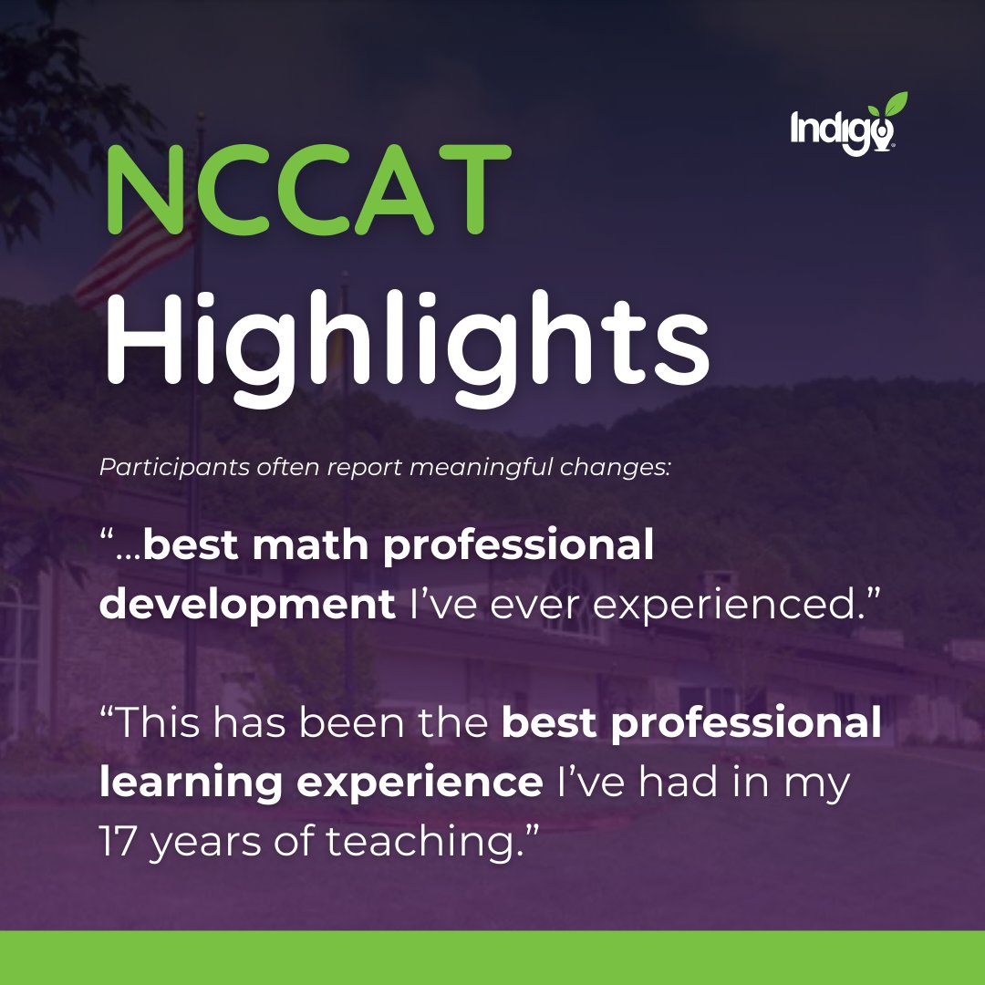 We had the privilege of working with incredible #NCCTE Leaders last week at <a href="/NCCATNews/">NCCAT News</a> in Cullowhee—a place where educators come together to recharge, innovate, and grow. 🌟

Learn more about their amazing work: nccat.org

#IndigoEdCo #Leadership #EducatorGrowth 💜