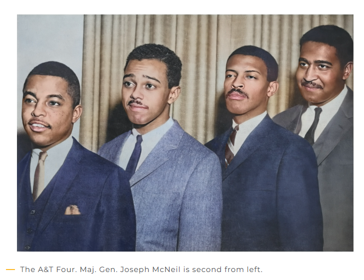 ADOSAFNC's tweet image. Rest in Power 🕊️to Major General Joseph McNeil
of the Greensboro Four.  #NCAT