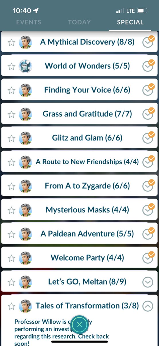 From my 2nd account. I think it may be time for me to complete these tasks!

#PokemonGo