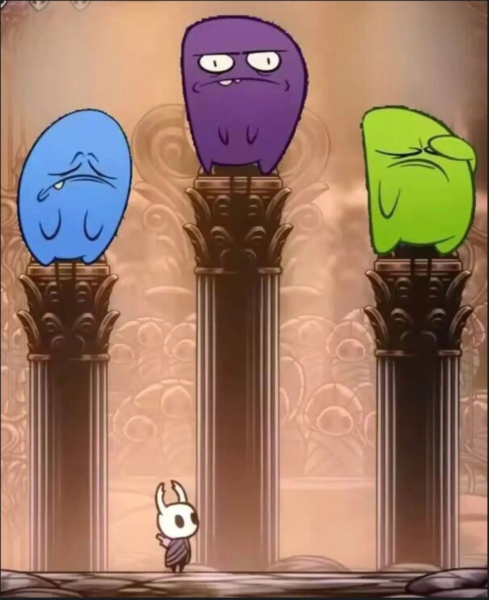 GametopRewards2's tweet photo. MOM!!! So these are the bosses I've been waiting for SEVEN YEARS.  (cr: Internet) 

#gaming #silksong #hollowknight #gametop https://t.co/Q9IXef04Pu