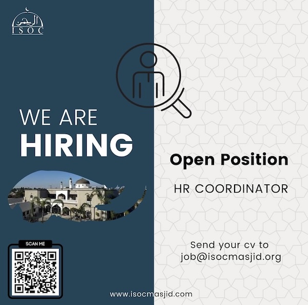 ISOCweb's tweet image. ISOC Weekly News 9/5/2025: Night Market, Celebrating the Beloved (PBUH), HR Coordinator Job Opening - mailchi.mp/isocmasjid/iso…