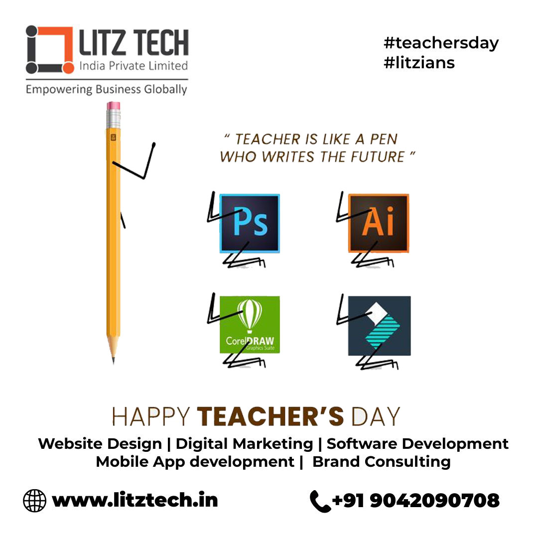LITZTech's tweet image. 📚 Happy Teachers’ Day 🙏
Litz Tech salutes all the teachers who inspire, guide, and shape the future with knowledge and wisdom. 🌟
#HappyTeachersDay #GuidingLight #LitzTech #litzians #mobileapp #webdesign #softwaredevelopment #internship #aisaas #aidevelopment