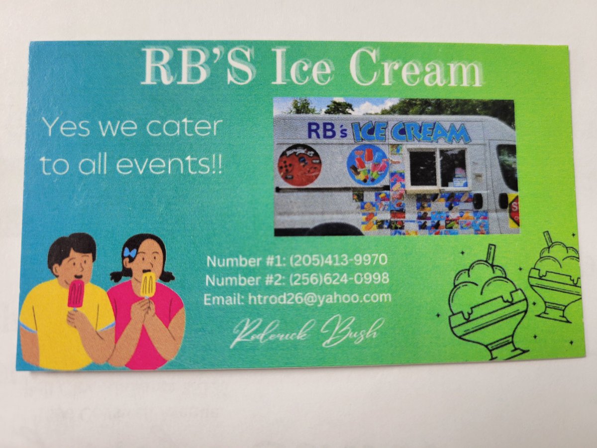 Our Week 2 sponsor is RB’s Ice Cream. We thank them for their support of these girls and our program.
