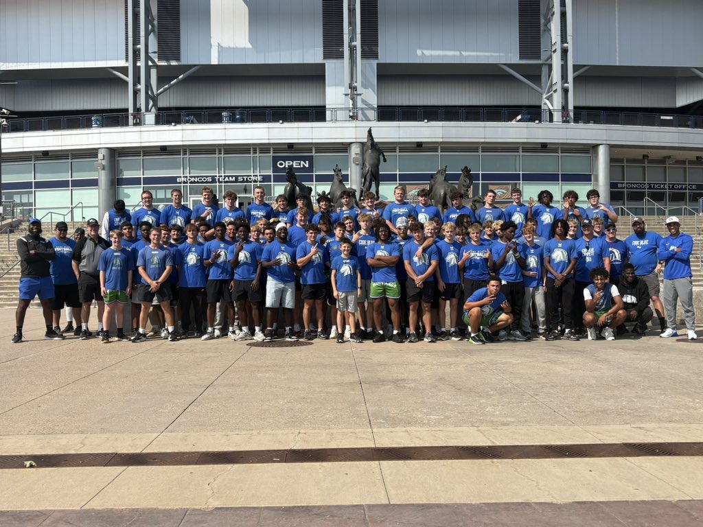 This afternoon our athletes and coaches had the incredible opportunity to tour Mile High Stadium. What a facility!