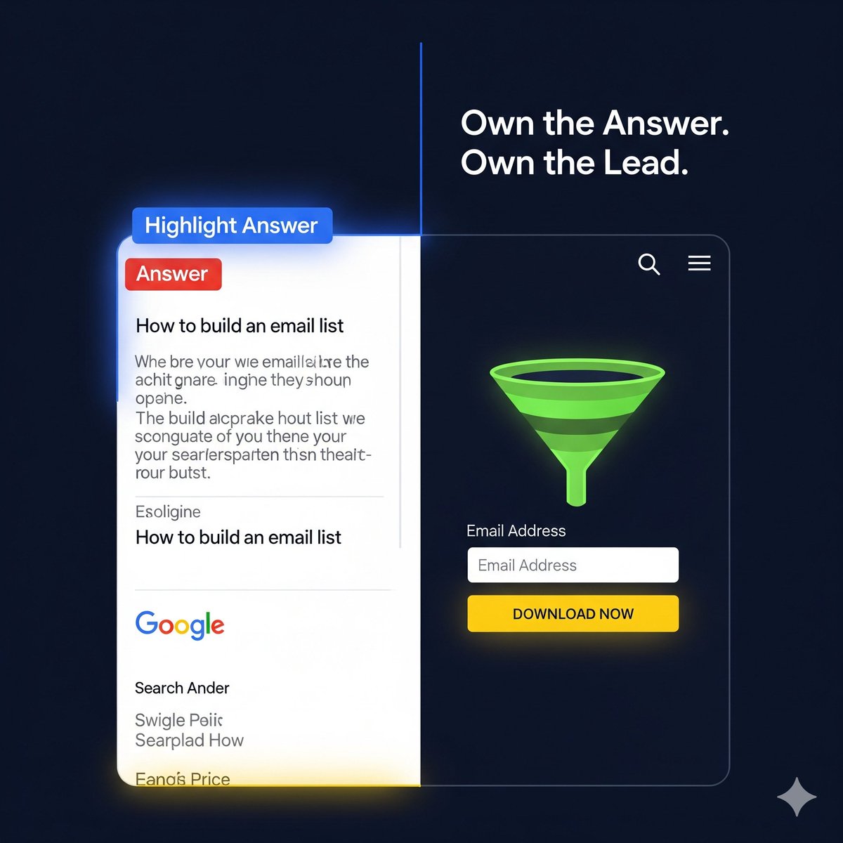 Olarewaju_OAD's tweet image. Zero-Click Funnels = answers that convert.
• 60% of Google searches now end without a click
• Optimize with schema + short answers + inline CTA
Your site might not be clicked but it should be seen.
#ZeroClickFunnels #FeaturedSnippets #AISEO #AnswerEngineOptimization #GHL