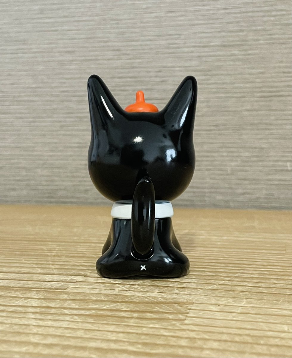 黒ねこ意匠　ソフビ　ロン ソフビ（ソフビ）の「ソフビ ロビン 【黒ねこ意匠】（フィギュア
